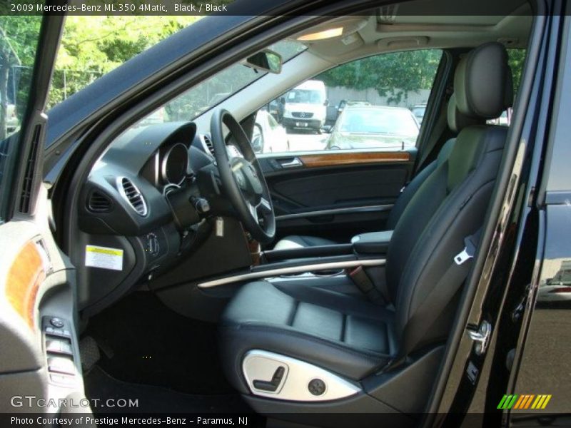 Black / Black 2009 Mercedes-Benz ML 350 4Matic