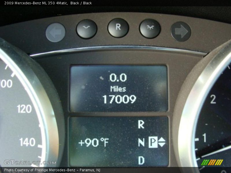 Black / Black 2009 Mercedes-Benz ML 350 4Matic