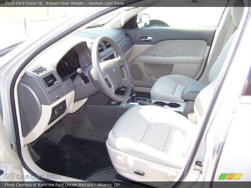 Brilliant Silver Metallic / Medium Light Stone 2010 Ford Fusion SE