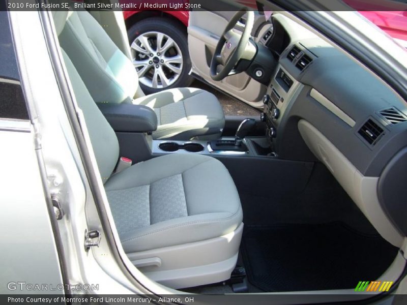 Brilliant Silver Metallic / Medium Light Stone 2010 Ford Fusion SE