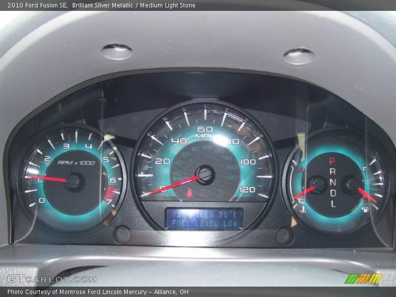 Brilliant Silver Metallic / Medium Light Stone 2010 Ford Fusion SE
