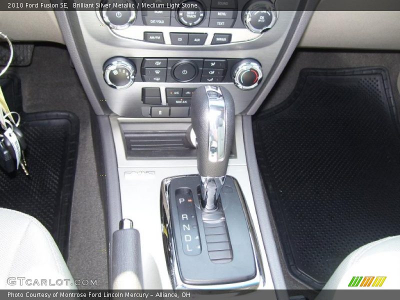 Brilliant Silver Metallic / Medium Light Stone 2010 Ford Fusion SE