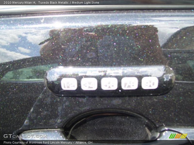Tuxedo Black Metallic / Medium Light Stone 2010 Mercury Milan I4