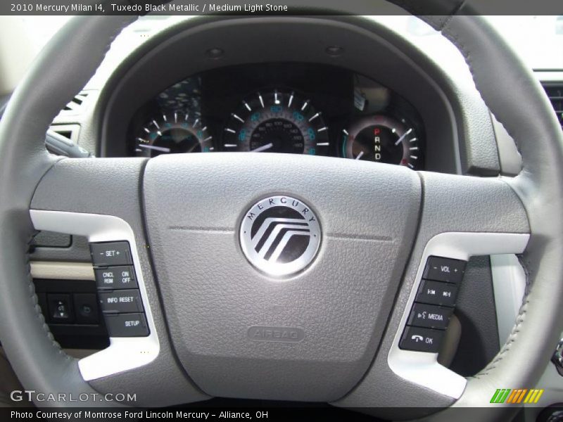 Tuxedo Black Metallic / Medium Light Stone 2010 Mercury Milan I4