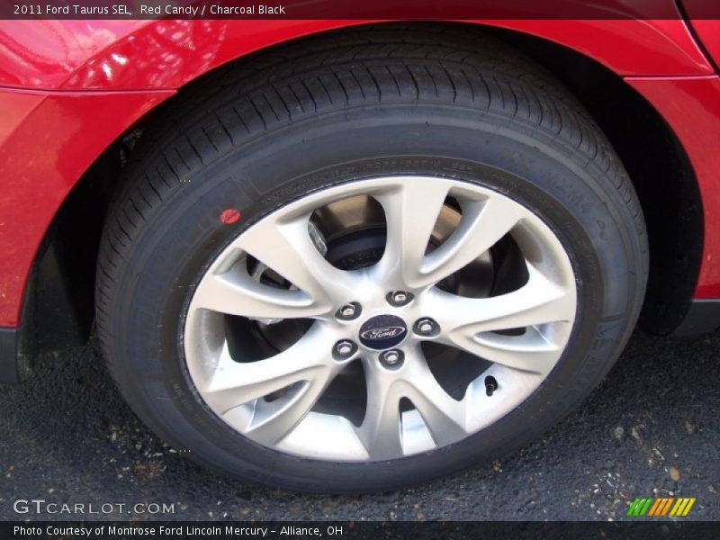 Red Candy / Charcoal Black 2011 Ford Taurus SEL