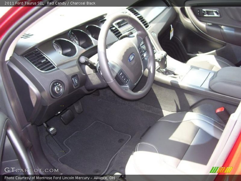 Red Candy / Charcoal Black 2011 Ford Taurus SEL