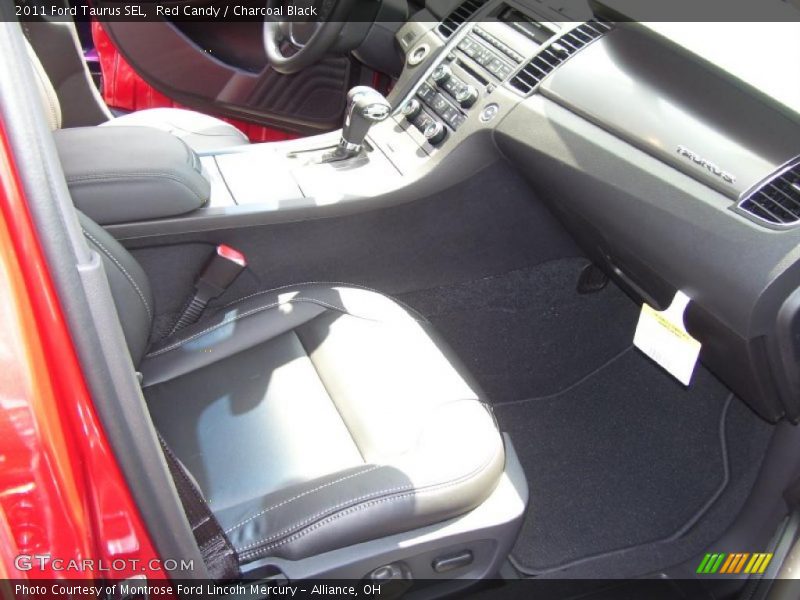 Red Candy / Charcoal Black 2011 Ford Taurus SEL