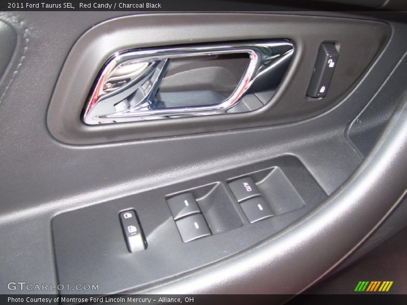 Red Candy / Charcoal Black 2011 Ford Taurus SEL