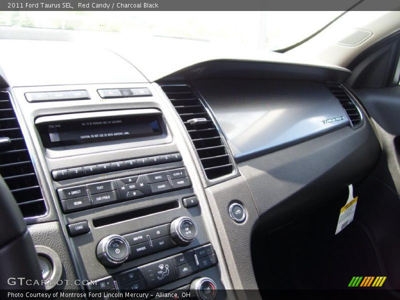 Red Candy / Charcoal Black 2011 Ford Taurus SEL