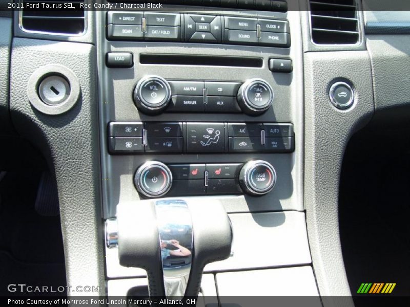Red Candy / Charcoal Black 2011 Ford Taurus SEL