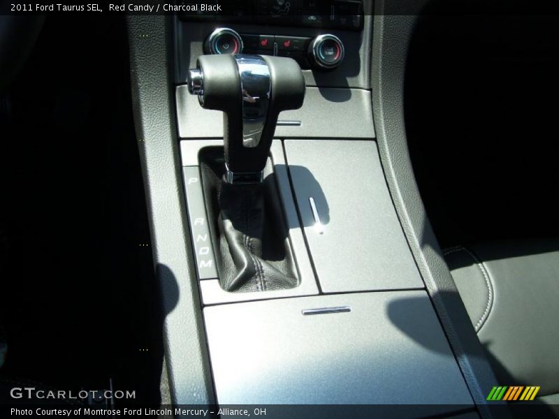 Red Candy / Charcoal Black 2011 Ford Taurus SEL
