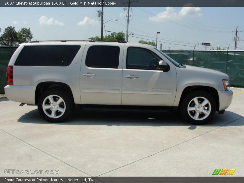 Gold Mist Metallic / Ebony 2007 Chevrolet Suburban 1500 LT