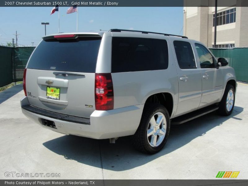 Gold Mist Metallic / Ebony 2007 Chevrolet Suburban 1500 LT