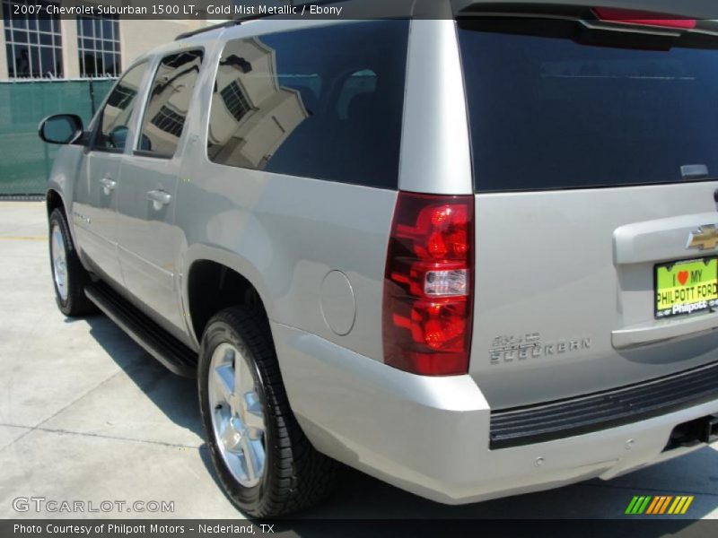 Gold Mist Metallic / Ebony 2007 Chevrolet Suburban 1500 LT