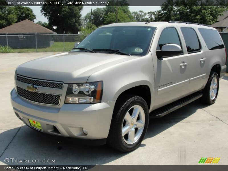 Gold Mist Metallic / Ebony 2007 Chevrolet Suburban 1500 LT