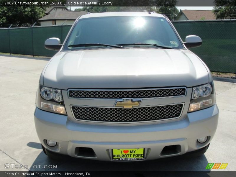 Gold Mist Metallic / Ebony 2007 Chevrolet Suburban 1500 LT