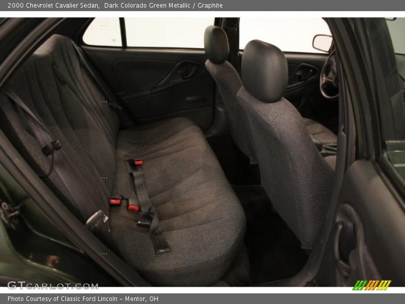 Dark Colorado Green Metallic / Graphite 2000 Chevrolet Cavalier Sedan