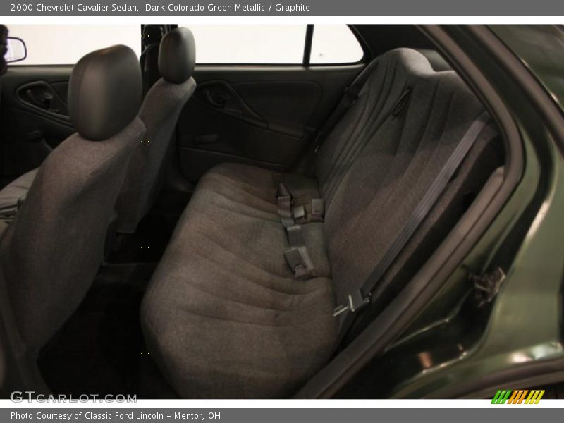 Dark Colorado Green Metallic / Graphite 2000 Chevrolet Cavalier Sedan