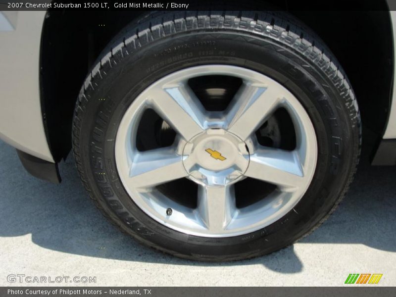 Gold Mist Metallic / Ebony 2007 Chevrolet Suburban 1500 LT