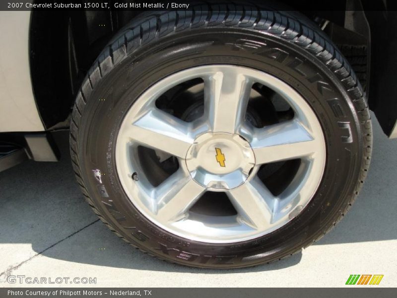 Gold Mist Metallic / Ebony 2007 Chevrolet Suburban 1500 LT