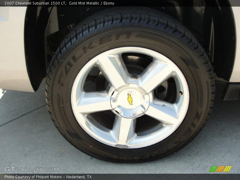 Gold Mist Metallic / Ebony 2007 Chevrolet Suburban 1500 LT
