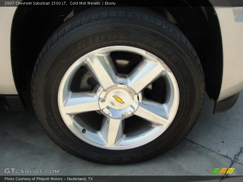 Gold Mist Metallic / Ebony 2007 Chevrolet Suburban 1500 LT