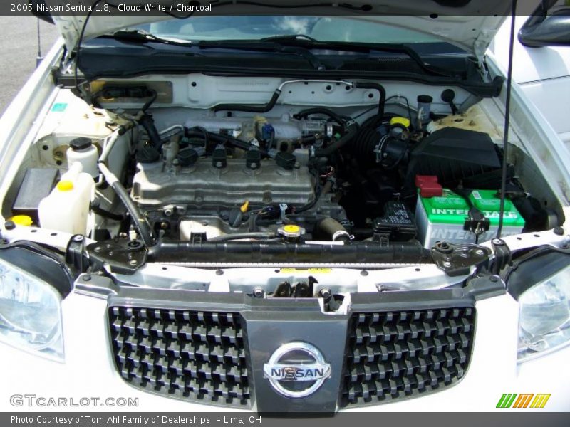 Cloud White / Charcoal 2005 Nissan Sentra 1.8