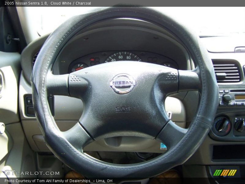 Cloud White / Charcoal 2005 Nissan Sentra 1.8