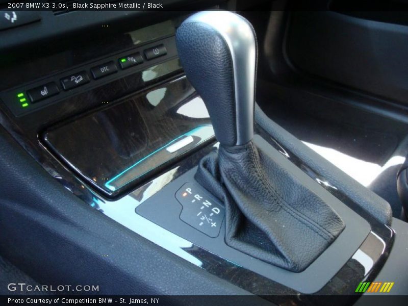 Black Sapphire Metallic / Black 2007 BMW X3 3.0si