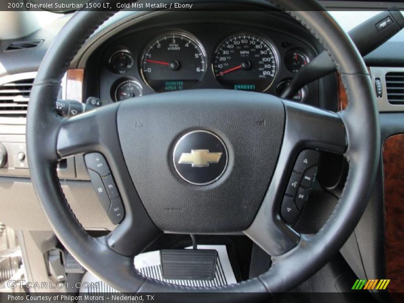 Gold Mist Metallic / Ebony 2007 Chevrolet Suburban 1500 LT