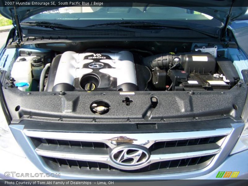 South Pacific Blue / Beige 2007 Hyundai Entourage SE