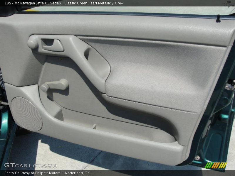 Classic Green Pearl Metallic / Grey 1997 Volkswagen Jetta GL Sedan