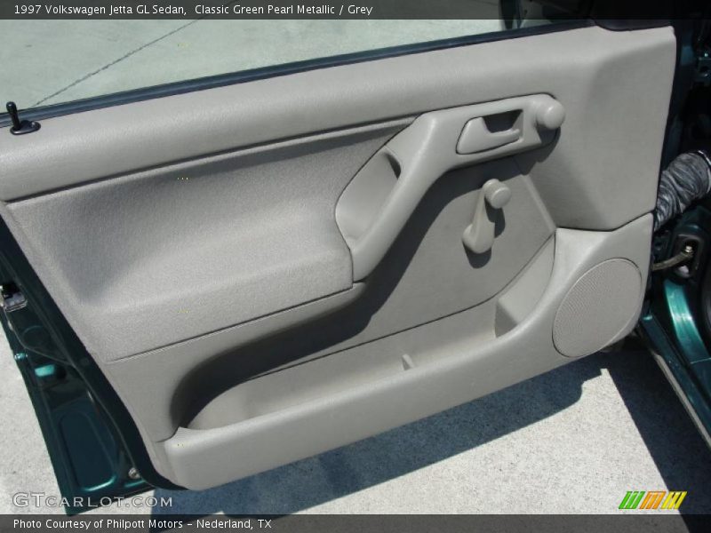 Classic Green Pearl Metallic / Grey 1997 Volkswagen Jetta GL Sedan