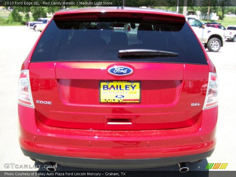 Red Candy Metallic / Medium Light Stone 2010 Ford Edge SEL