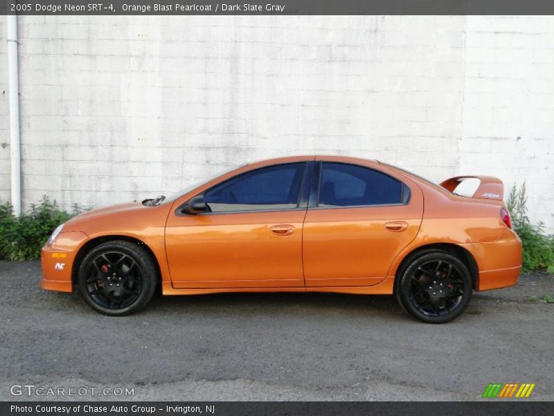 Orange Blast Pearlcoat / Dark Slate Gray 2005 Dodge Neon SRT-4