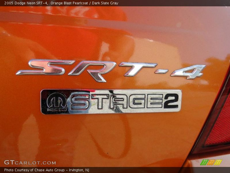 Orange Blast Pearlcoat / Dark Slate Gray 2005 Dodge Neon SRT-4
