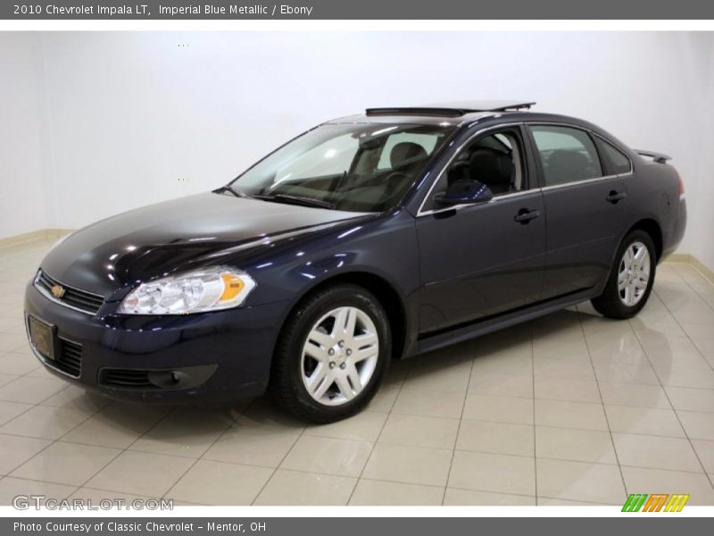 Imperial Blue Metallic / Ebony 2010 Chevrolet Impala LT