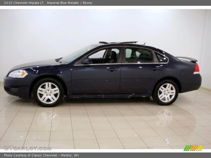 Imperial Blue Metallic / Ebony 2010 Chevrolet Impala LT