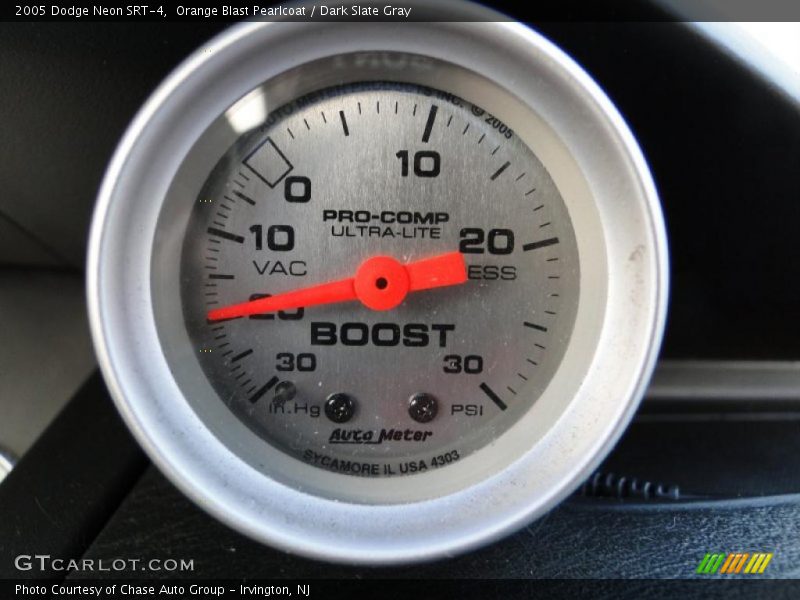 Orange Blast Pearlcoat / Dark Slate Gray 2005 Dodge Neon SRT-4