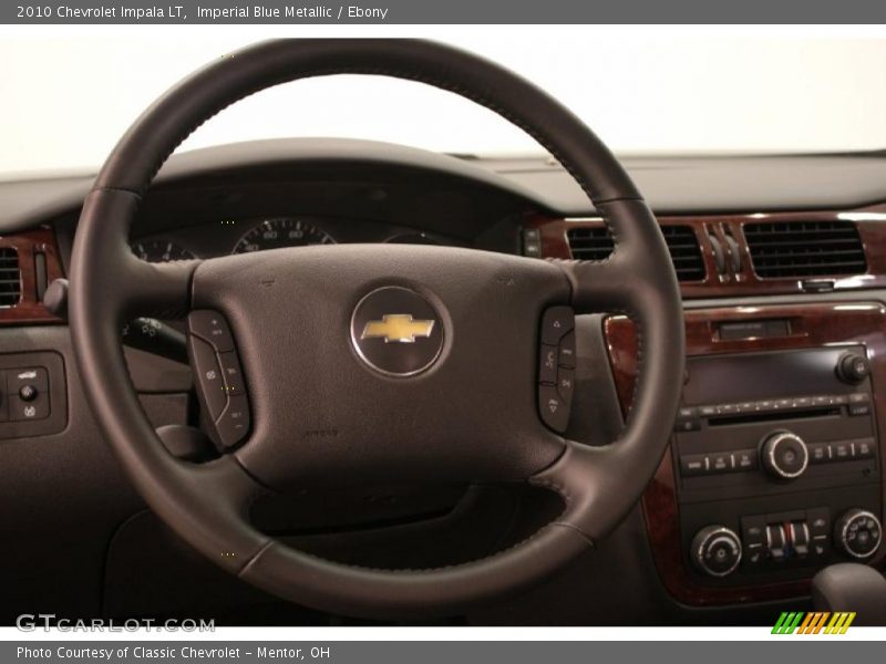 Imperial Blue Metallic / Ebony 2010 Chevrolet Impala LT