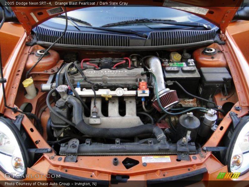 Orange Blast Pearlcoat / Dark Slate Gray 2005 Dodge Neon SRT-4