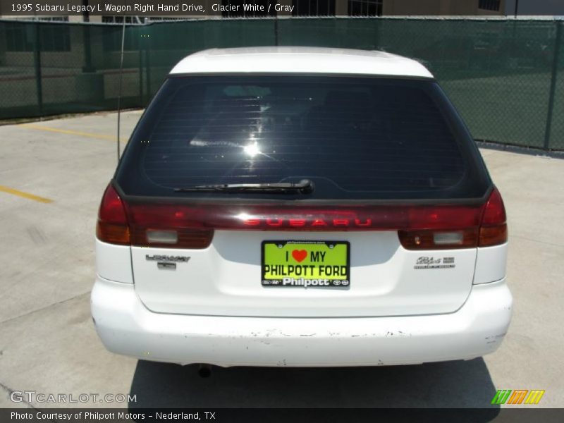 Glacier White / Gray 1995 Subaru Legacy L Wagon Right Hand Drive
