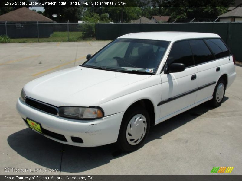 Glacier White / Gray 1995 Subaru Legacy L Wagon Right Hand Drive