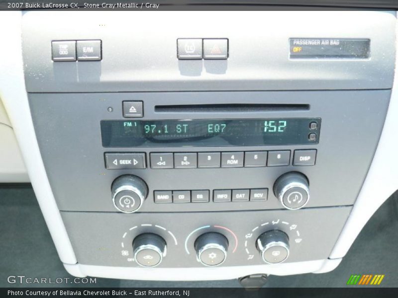 Stone Gray Metallic / Gray 2007 Buick LaCrosse CX