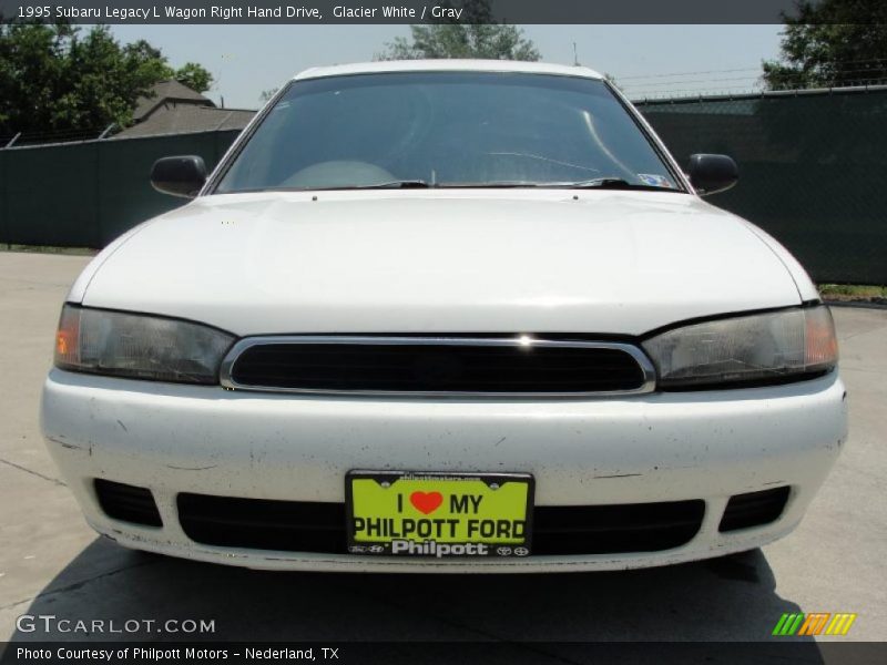 Glacier White / Gray 1995 Subaru Legacy L Wagon Right Hand Drive