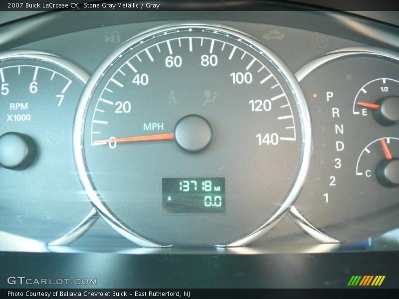 Stone Gray Metallic / Gray 2007 Buick LaCrosse CX
