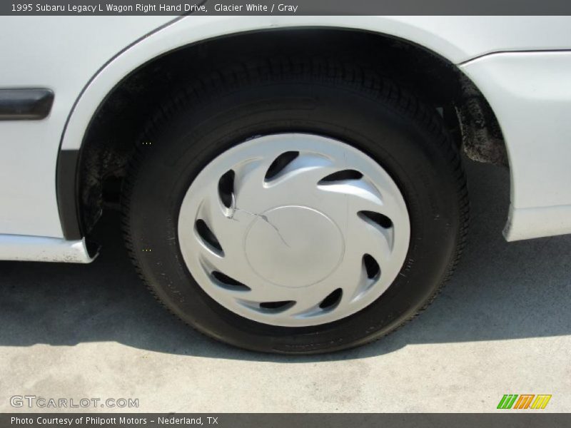 Glacier White / Gray 1995 Subaru Legacy L Wagon Right Hand Drive