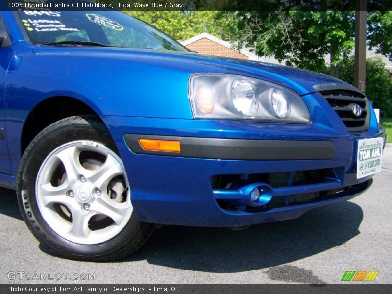 Tidal Wave Blue / Gray 2005 Hyundai Elantra GT Hatchback