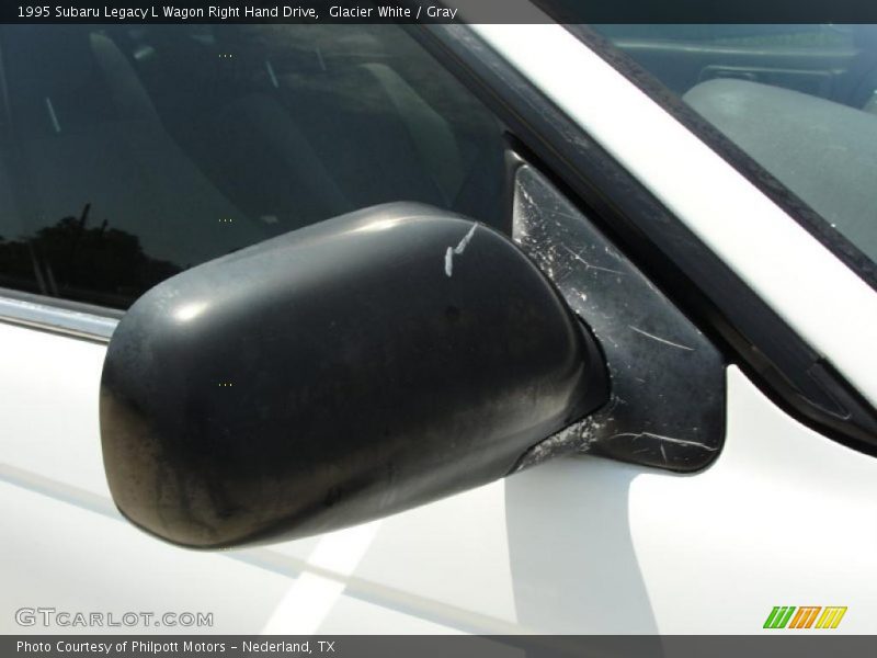 Glacier White / Gray 1995 Subaru Legacy L Wagon Right Hand Drive
