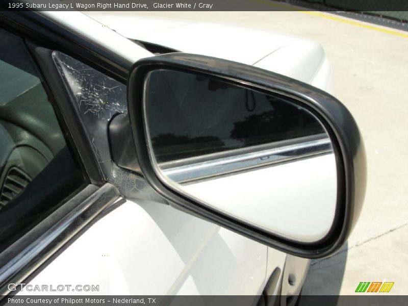 Glacier White / Gray 1995 Subaru Legacy L Wagon Right Hand Drive